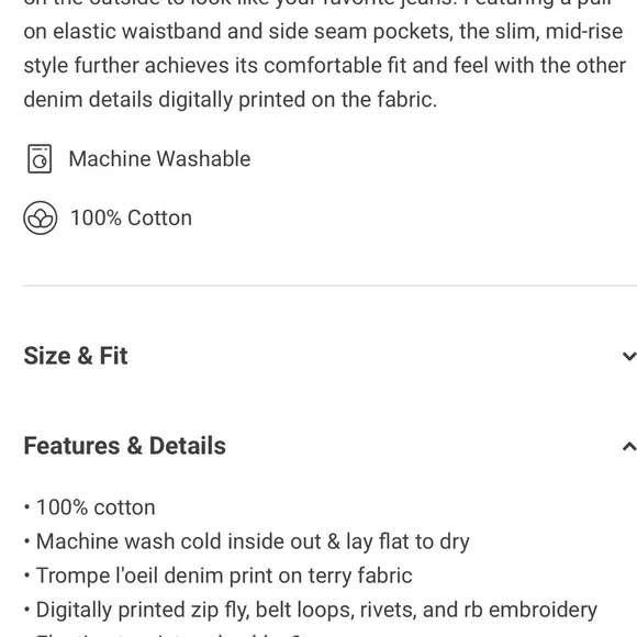 RAG & BINE MIRAMAR Blue Women's Jogger Jeans size M. - Picture 10 of 11